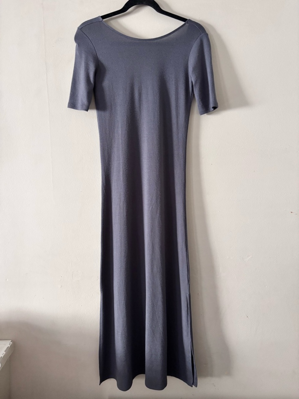 Wilfred Free Willems Dress Slate Gray Short-Sleeve Maxi Dress